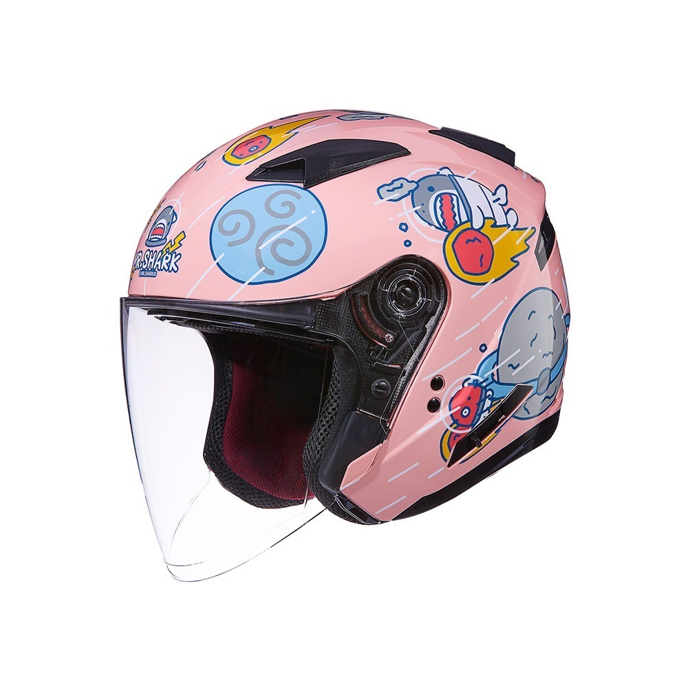 SOL SO-7E 鯊魚先生 星塵粉 彩繪 3/4罩式 內墨片