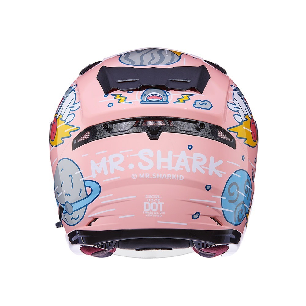 SOL SO-7E 鯊魚先生 星塵粉 彩繪 3/4罩式 內墨片