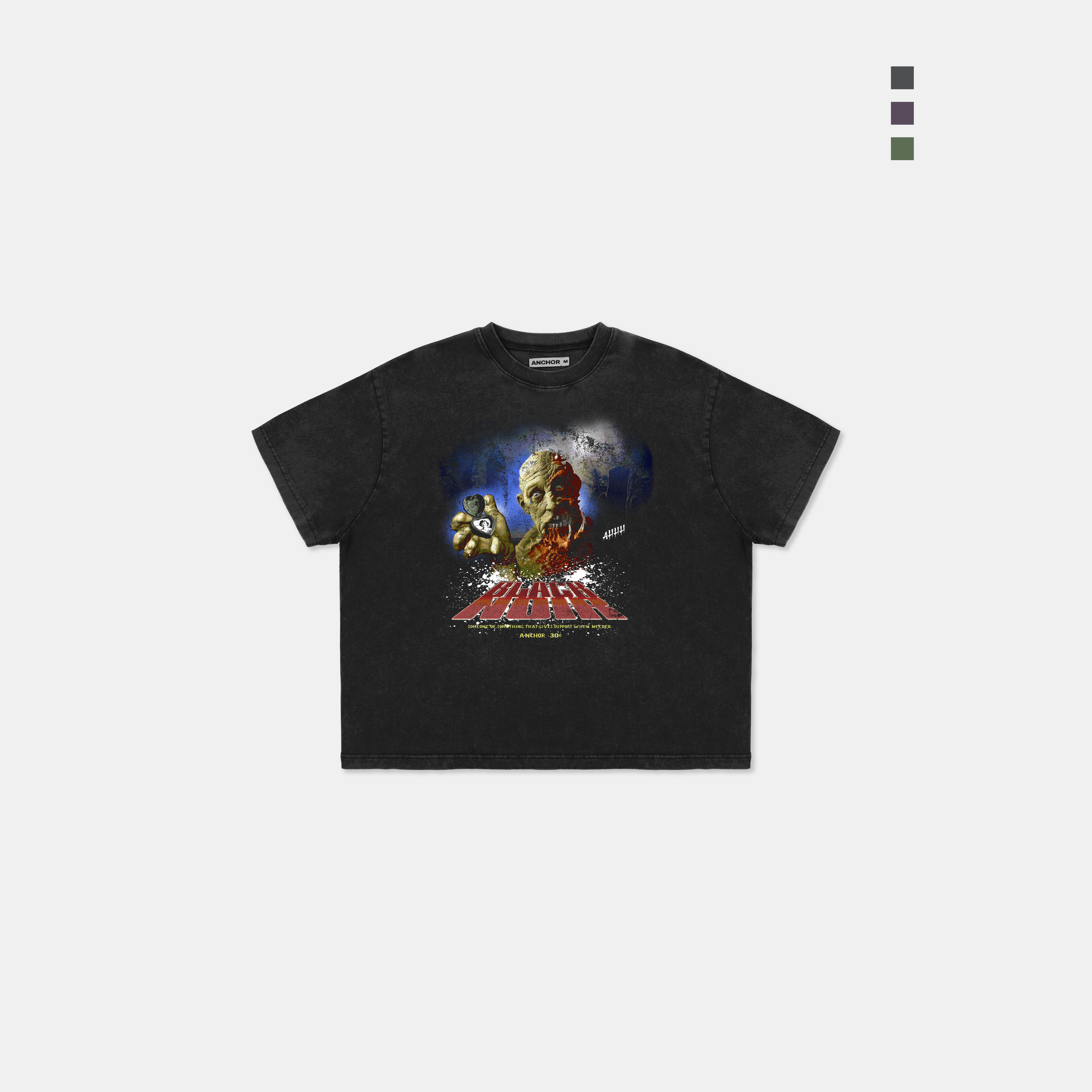 ACR A-32 B級黑色電影系列 斑駁感 美式 驚悚 短袖 短T