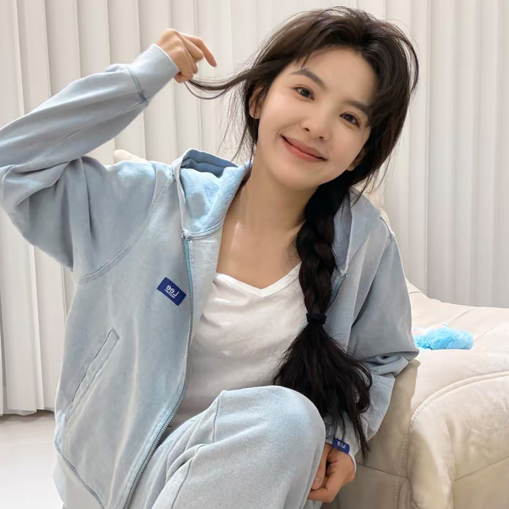 LEE SS25 InDigo系列 章若楠類似款 拉鍊 連帽 丹寧 外套 (女款)