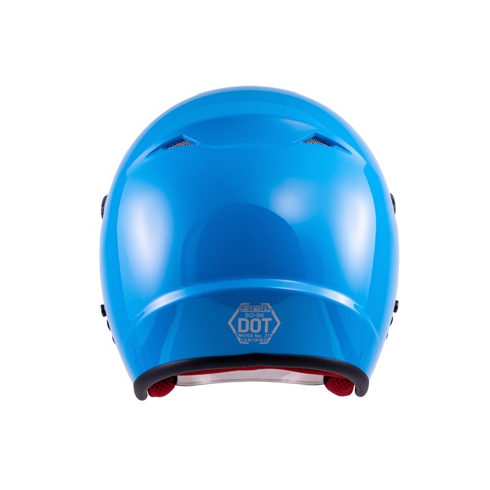 SOL SO-9K 藍 素色 3/4罩式 兒童開放式安全帽
