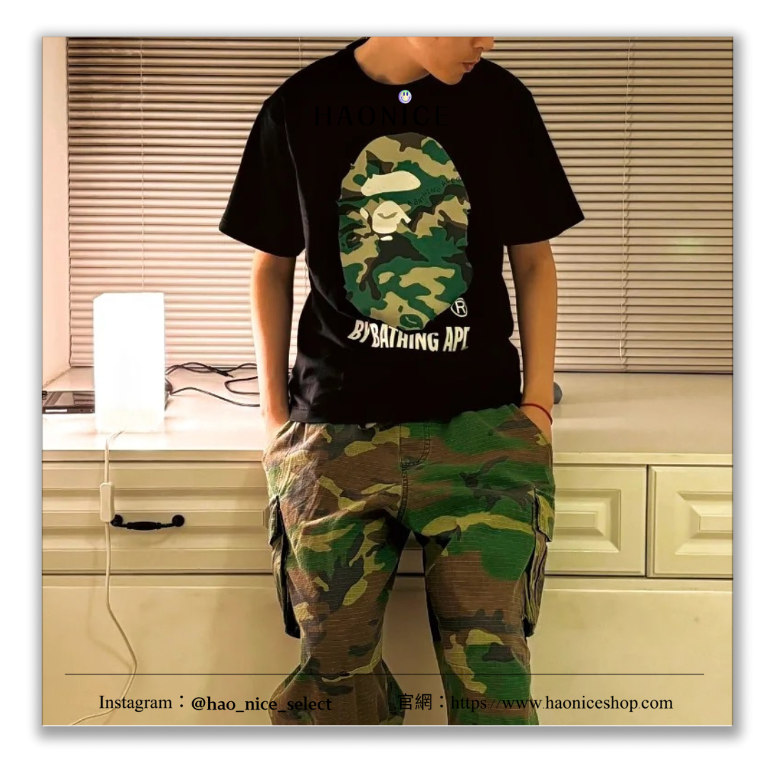 【HAO NICE 】香港經銷商🇭🇰100%日本🇯🇵正品 日本潮流Bape 森林經典迷彩大猿人OG 經典百搭款🔥 XX011