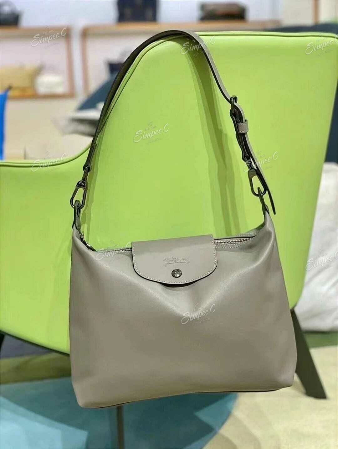 Longchamp 全真皮單肩袋 Xtra Hobo Bag （5色）