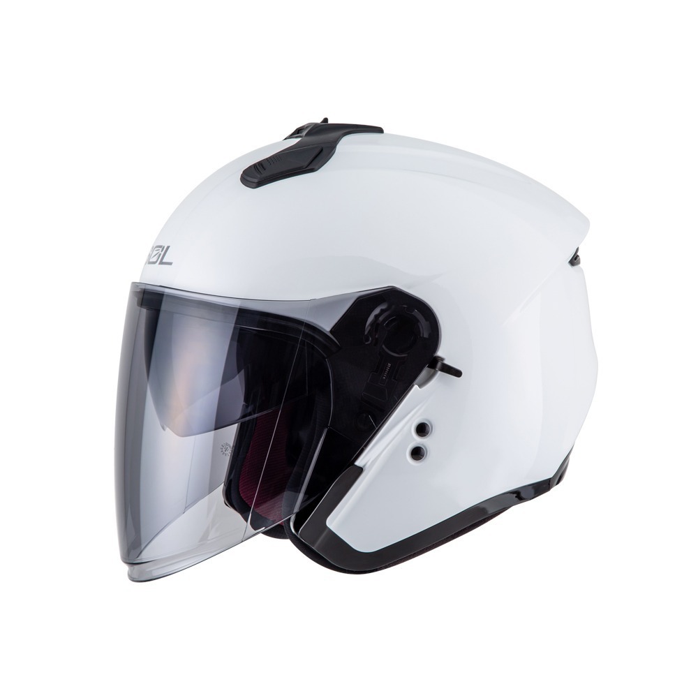 SOL SO-XP 亮面白 素色 3/4罩式 內墨片