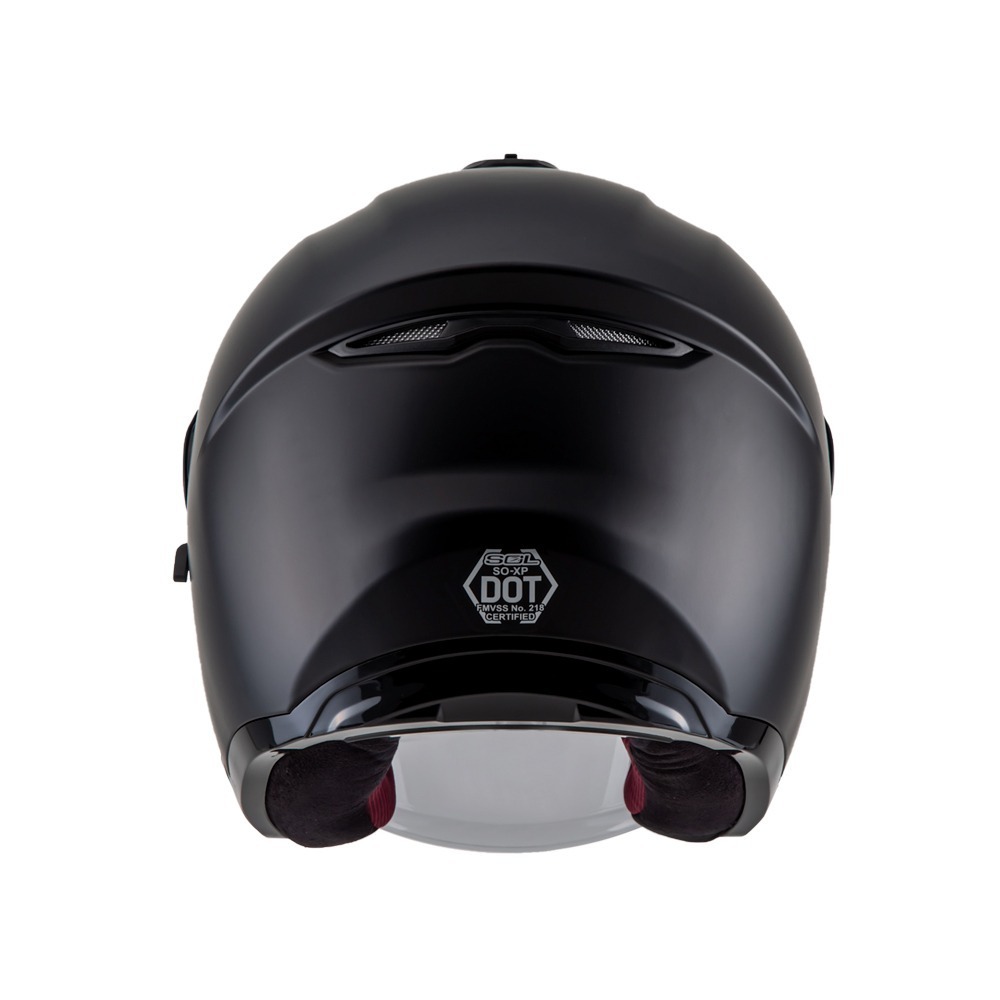 SOL SO-XP 消光黑 素色 3/4罩式 內墨片