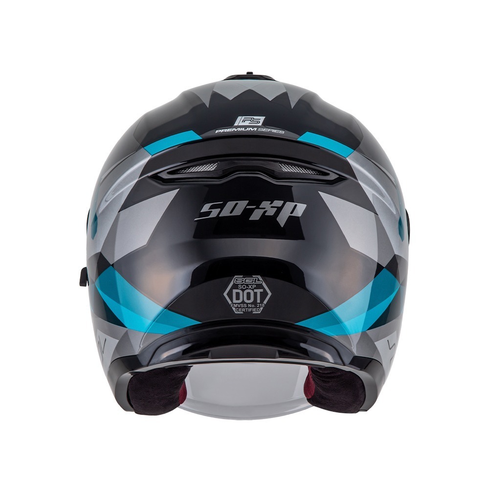 SOL SO-XP 獨角獸 黑/綠 彩繪 3/4罩式 內墨片