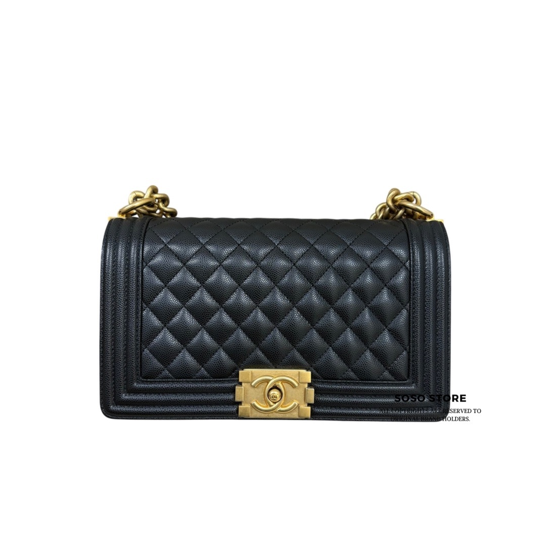 Chanel Boy 25 - Black / Ghw
