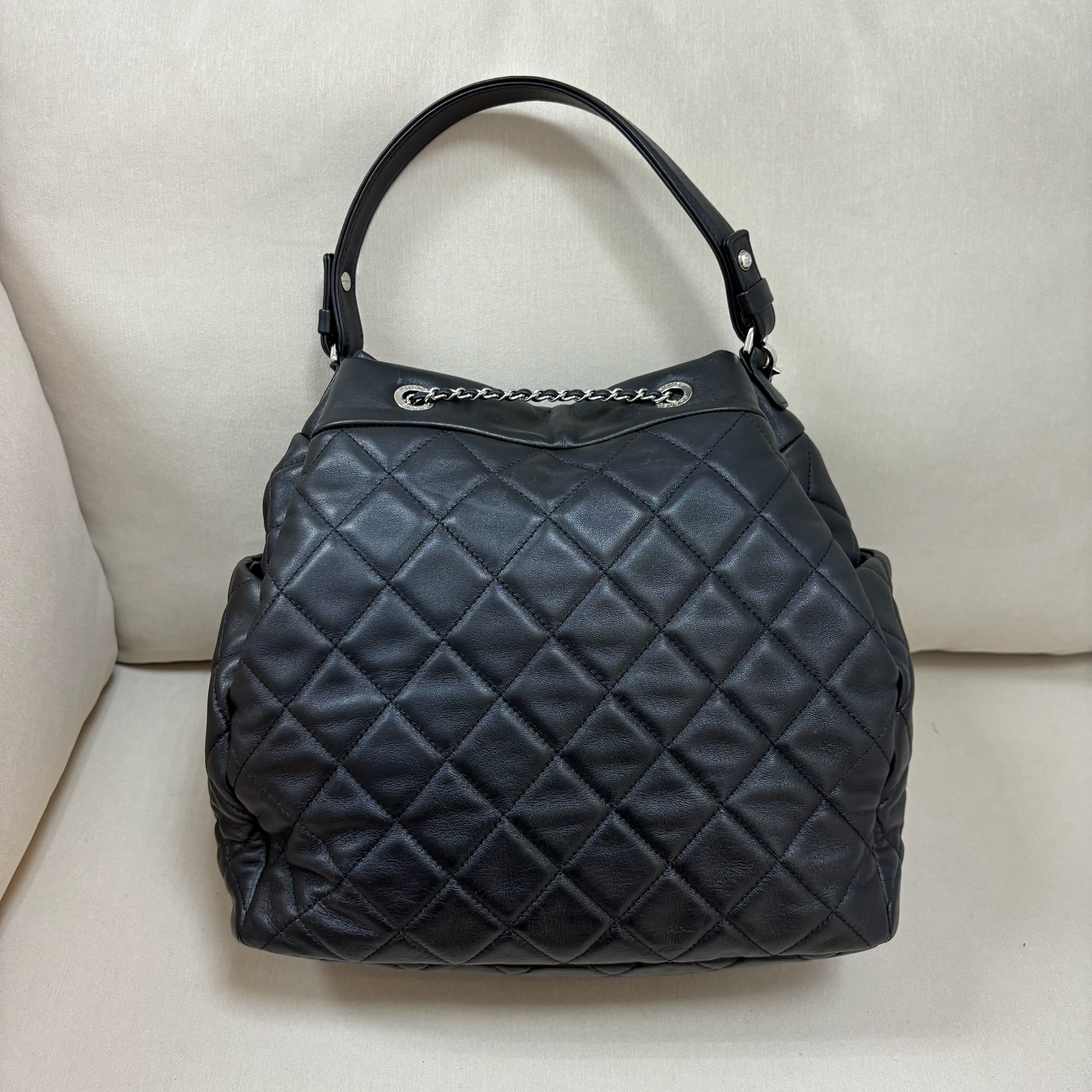 Chanel Bucket Bag - Black / Shw