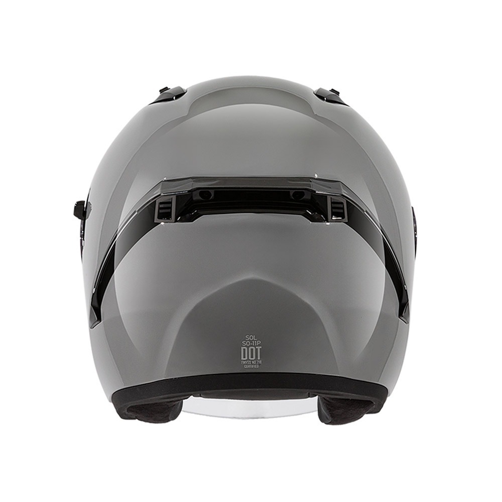 SOL SO-11P 水泥灰 素色 3/4罩式 內墨片