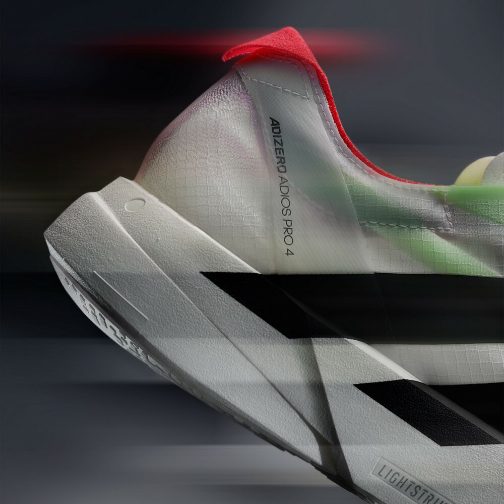 ADIDAS ADIZERO ADIOS PRO 4 競速 跑鞋 慢跑鞋 緩震 白黑 橘紅 陳冠希同款 男鞋 JR1094 / 現貨