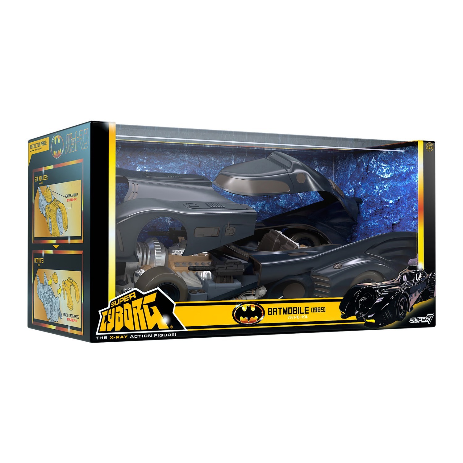 Super7 Batman Super Cyborg Full Color 1989 Batmobile Figure（現貨）