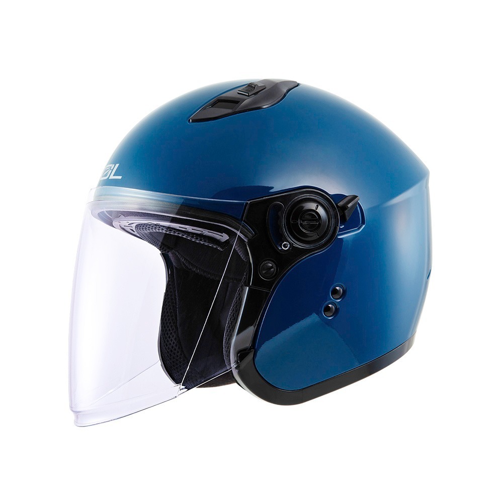 SOL SO-12 沉靜藍 素色 3/4罩式 內墨片