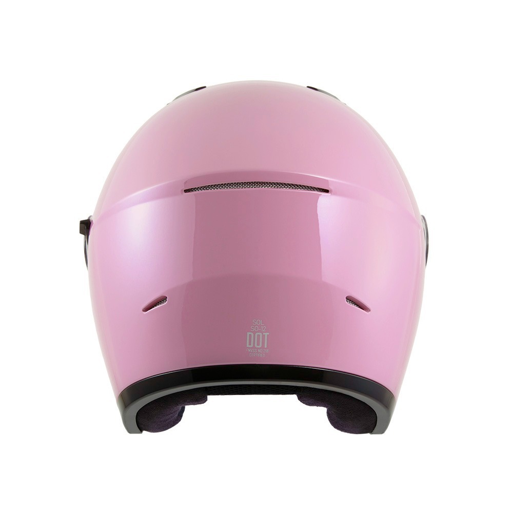 SOL SO-12 純欲粉 素色 3/4罩式 內墨片