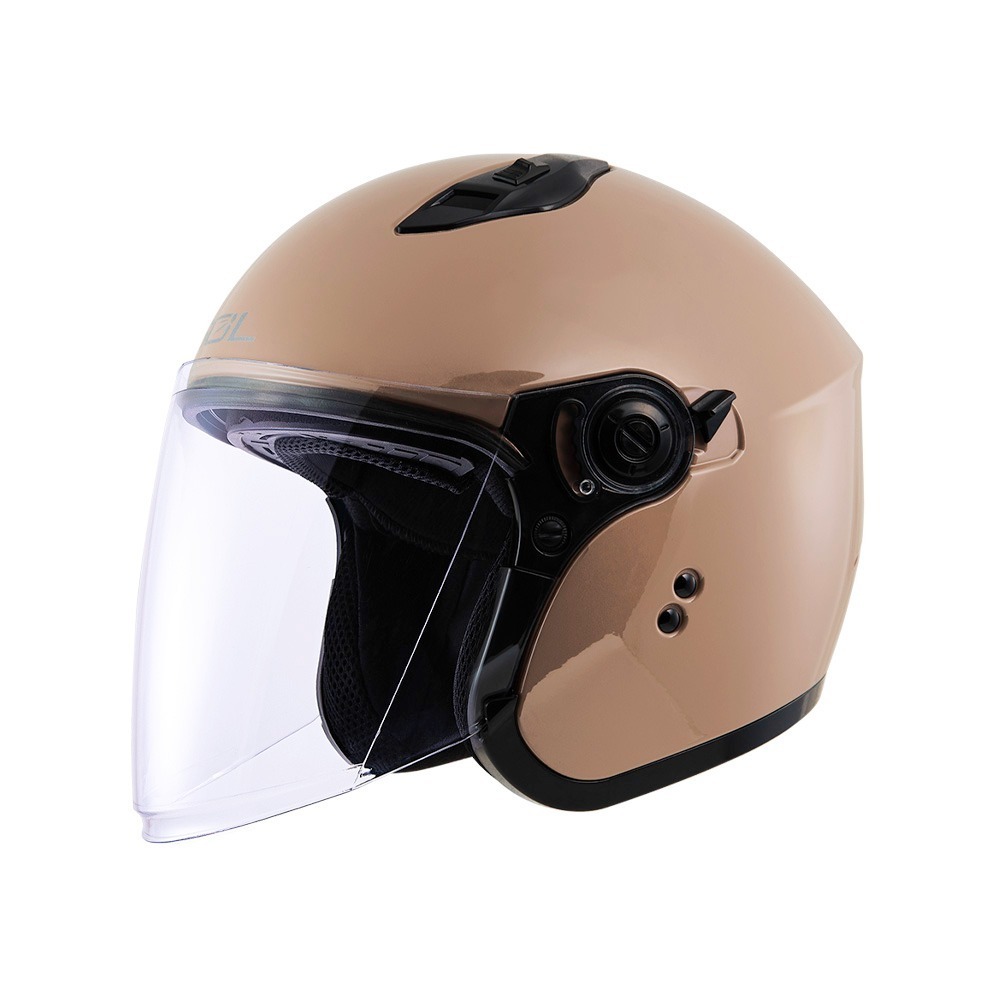 SOL SO-12 焦糖栗 素色 3/4罩式 內墨片