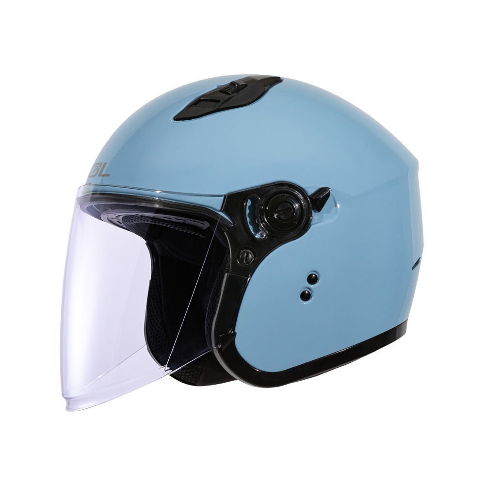 SOL SO-12 亞麻藍 素色 3/4罩式 內墨片