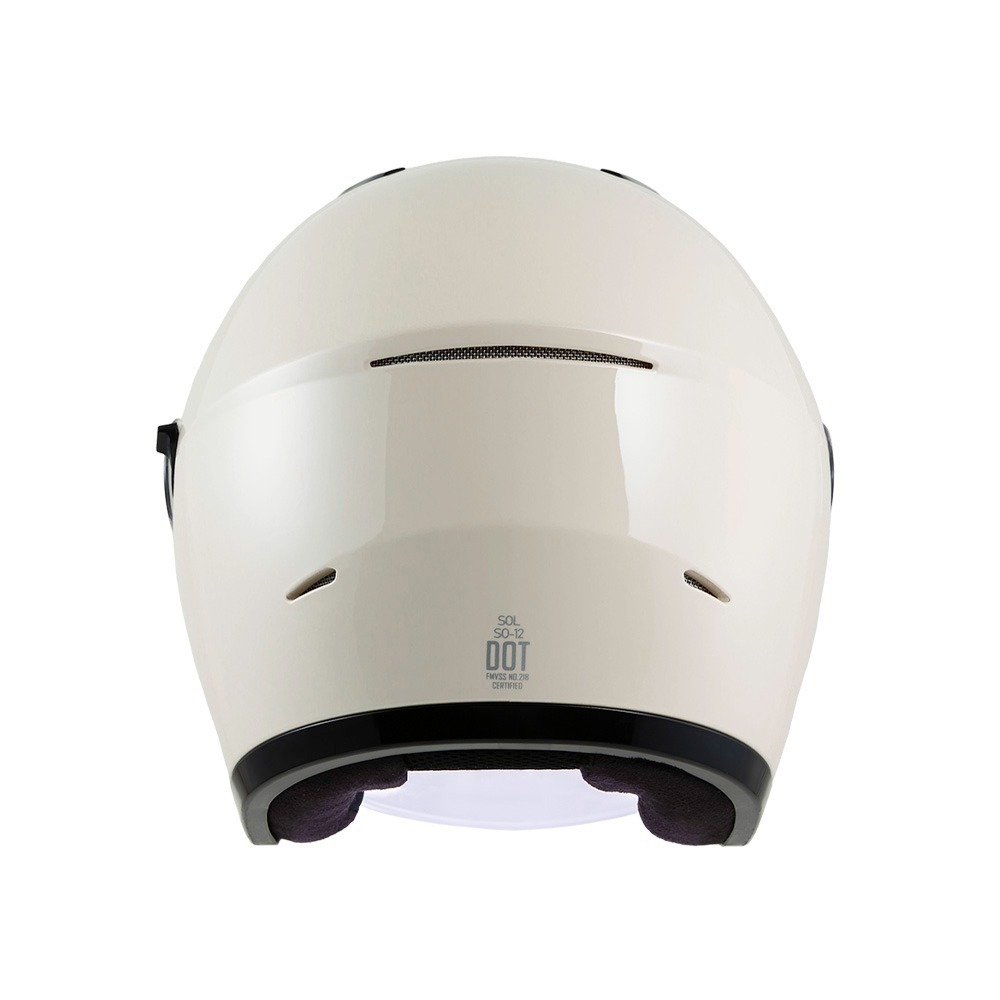 SOL SO-12 雪酪杏 素色 3/4罩式 內墨片