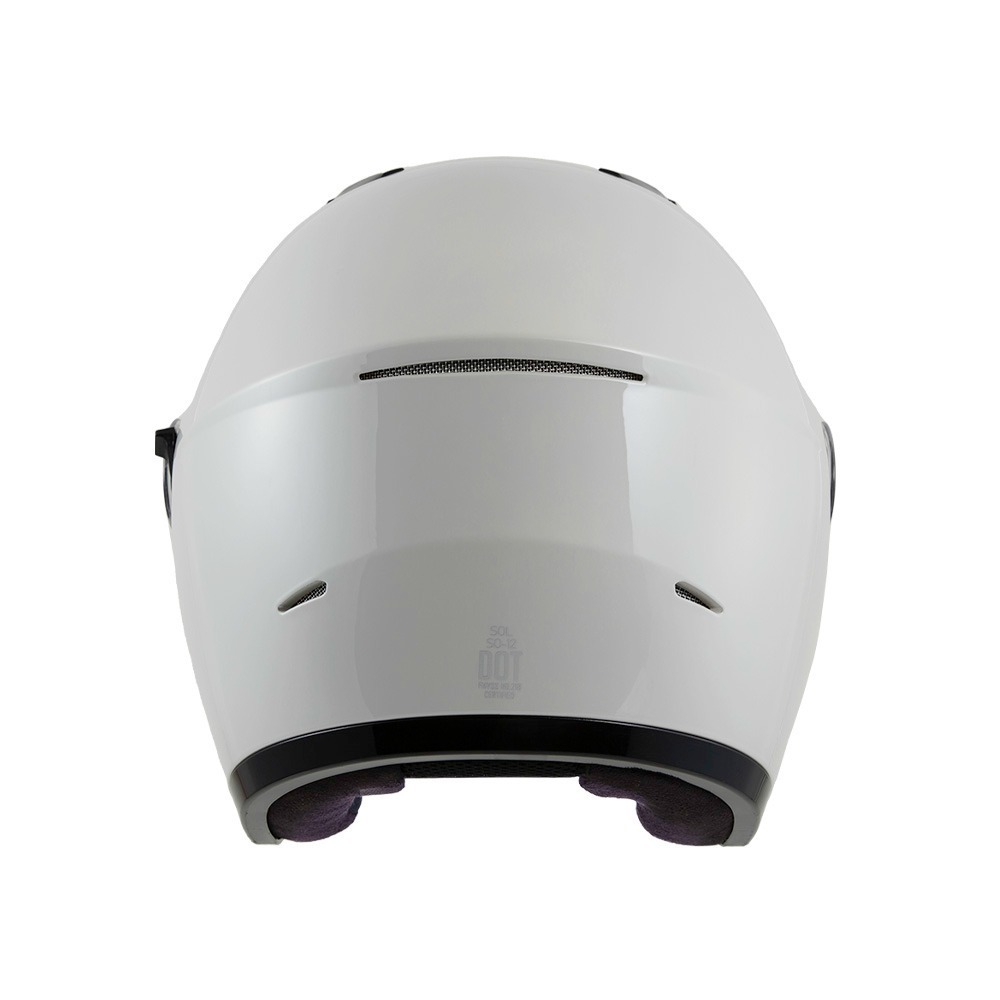 SOL SO-12 奶蓋灰 素色 3/4罩式 內墨片