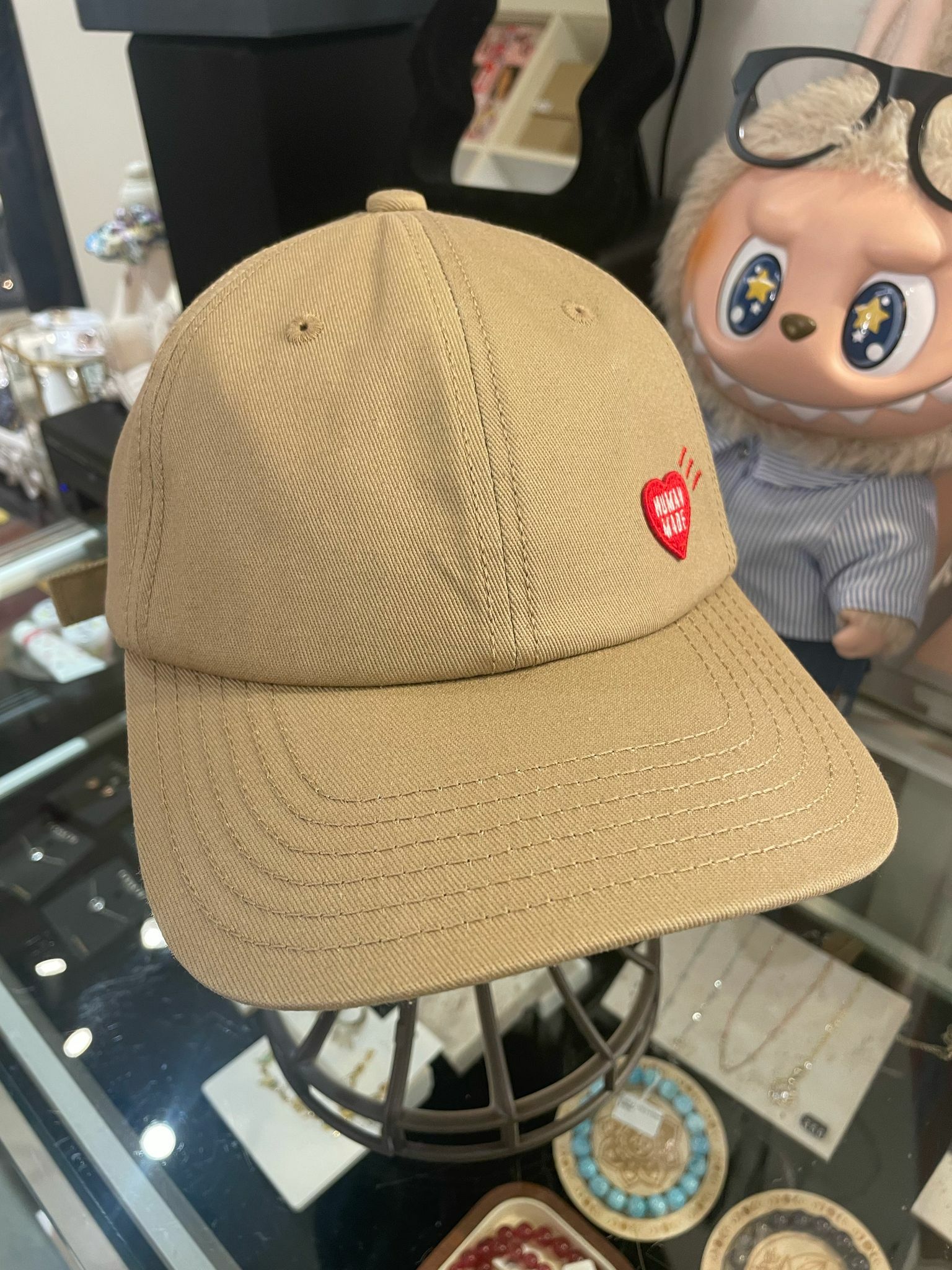 Human made 有紅心 cap帽