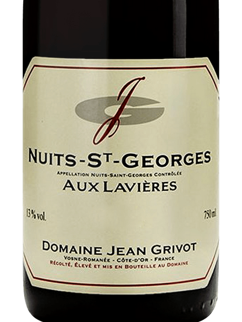 Jean Grivot Nuits Saint Georges Aux Lavieres 2020