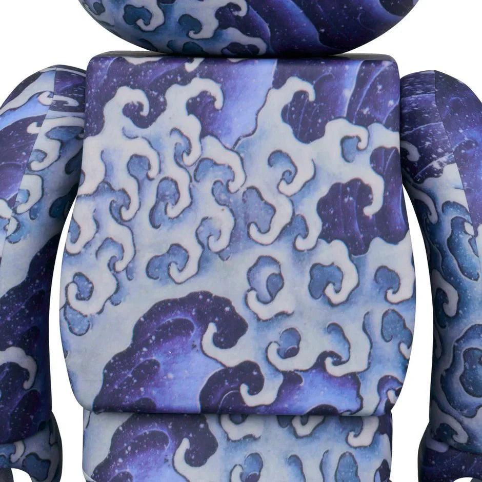 葛飾北斎 上町祭屋台天井絵「男浪」400％＋100% BE@RBRICK