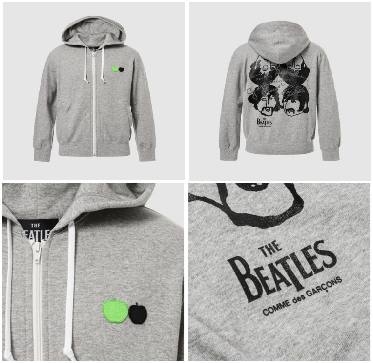 パーカー・フーディ The Beatles x Comme des Garons Cotton Pile Logo Hoodie Comme des garcons CDG PLAY