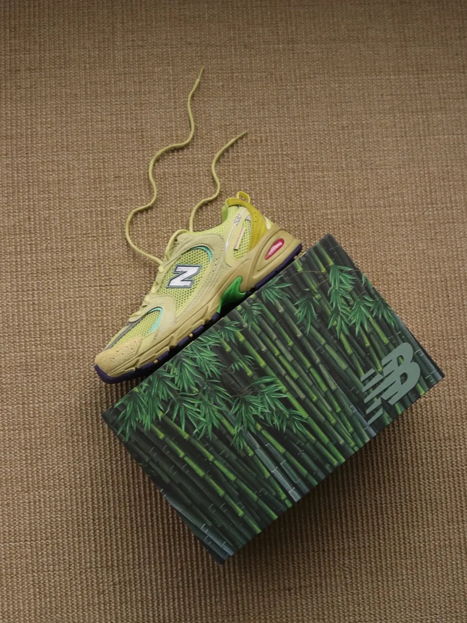 Salehe Bembury x NEW BALANCE 530 “Bamboo” NB 竹林 塵粉黃 黃綠 螢光色 聯名款 男鞋 MR530PR 現＋預