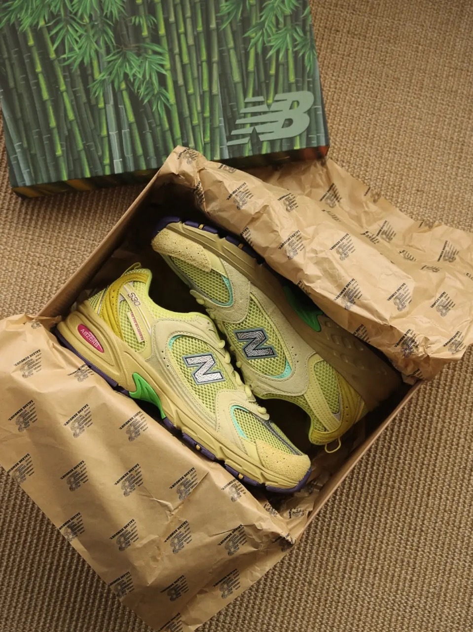 Salehe Bembury x NEW BALANCE 530 “Bamboo” NB 竹林 塵粉黃 黃綠 螢光色 聯名款 男鞋 MR530PR 現＋預