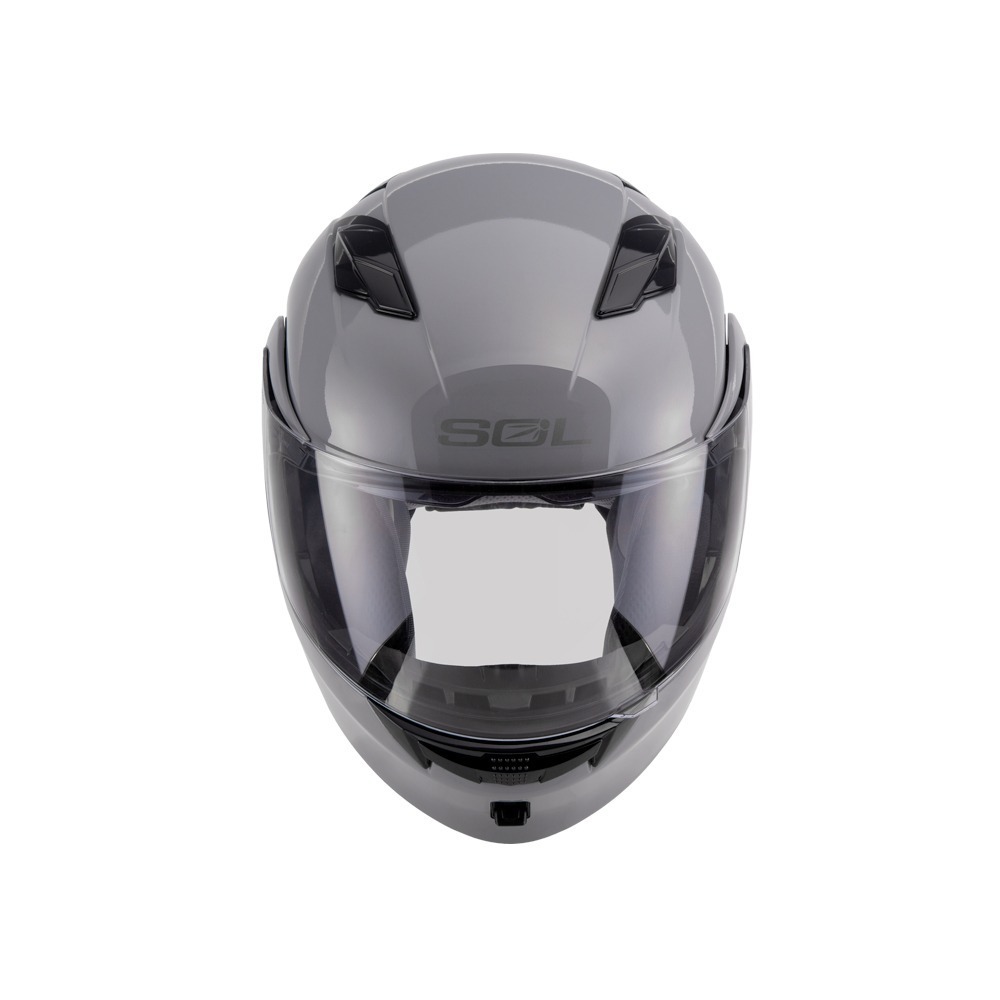 SOL SM-5 水泥灰 素色 可掀式安全帽 可樂帽