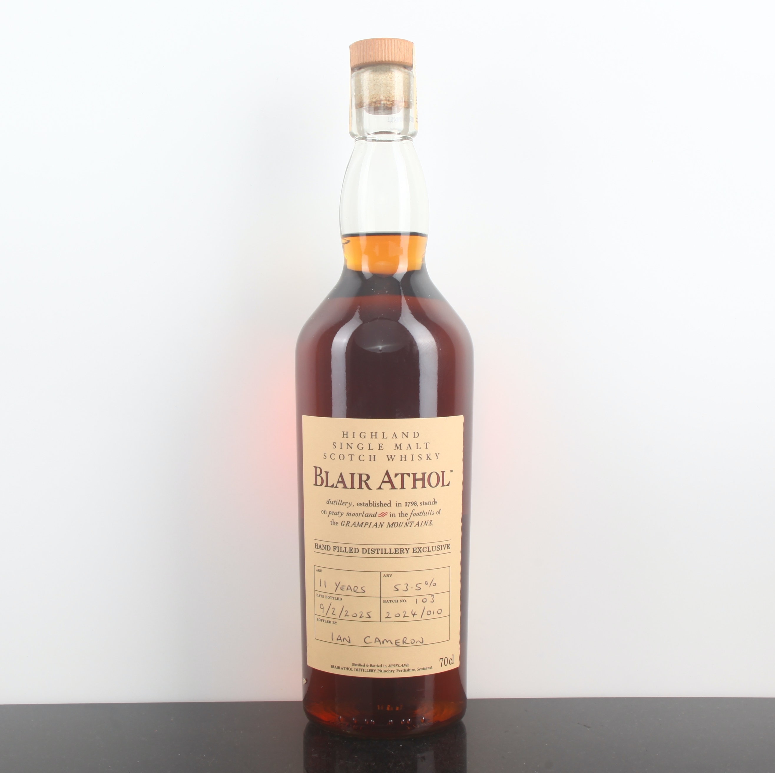 Blair Athol Hand-Filled 11YO 53.5%