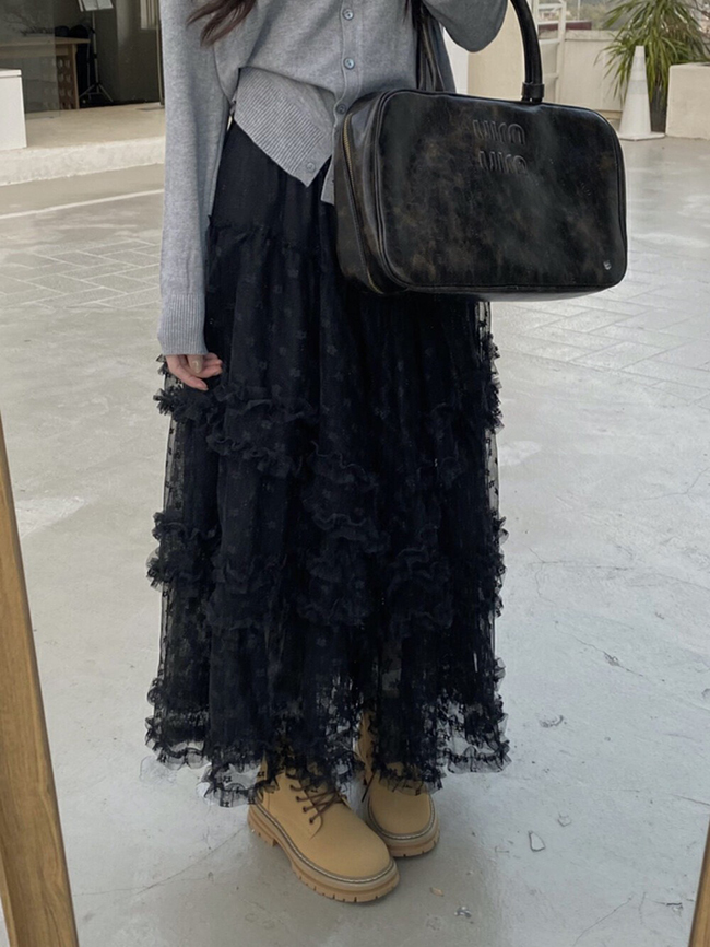 甜美網紗蛋糕裙-預購