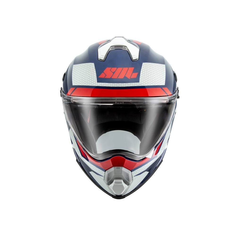 SOL SS-2P 太空漫遊 山葉藍/白 彩繪 複合式安全帽（帽舌需另加購）