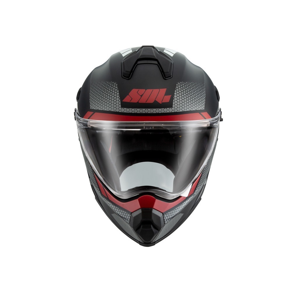 SOL SS-2P 太空漫遊 消光黑/銀 彩繪 複合式安全帽（帽舌需另加購）