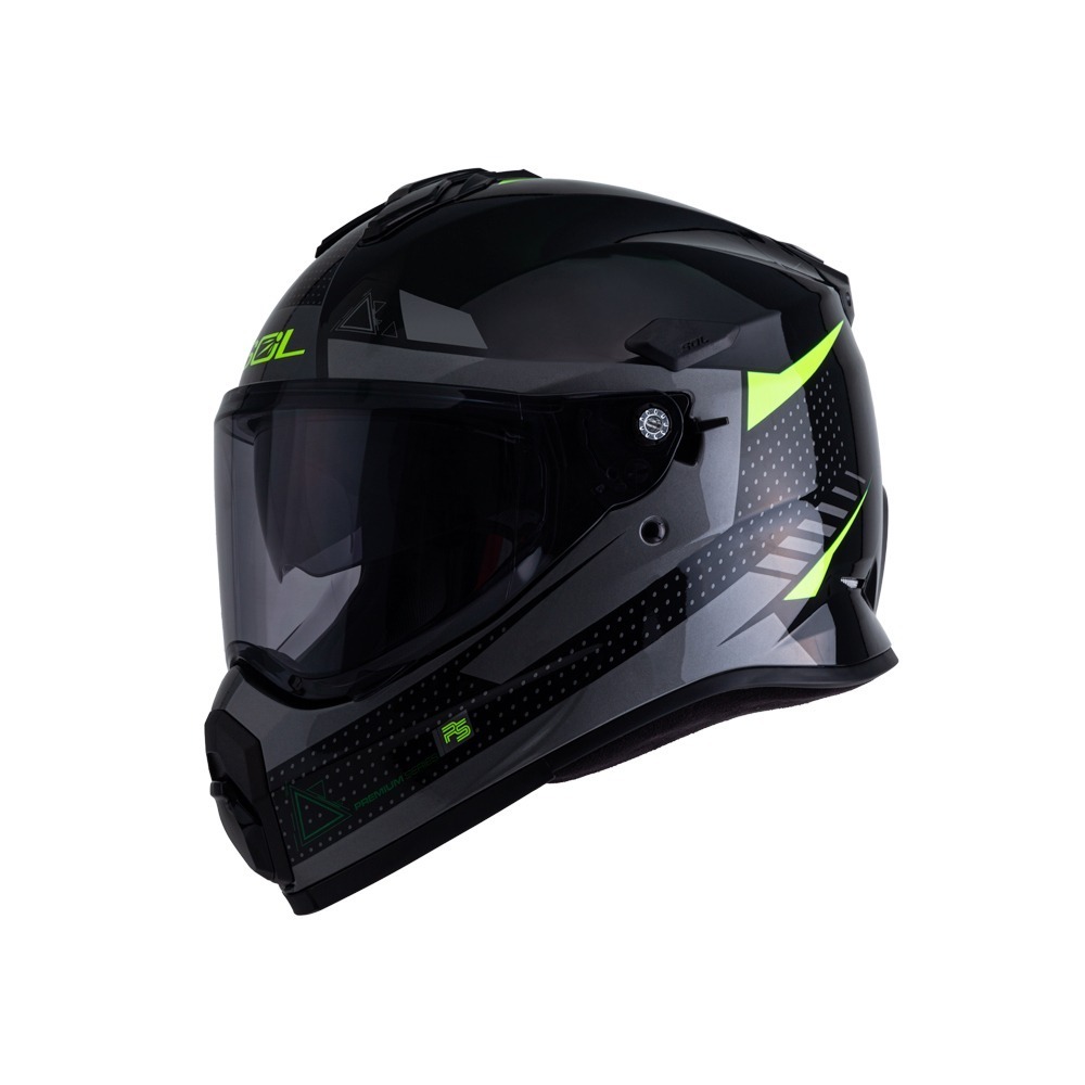 SOL SS-2P 拓荒者 黑/銀 彩繪 複合式安全帽（帽舌需另加購）