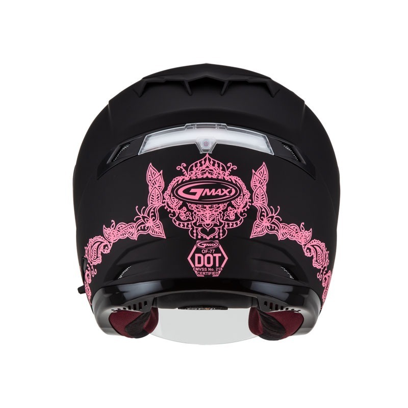 SOL GMAX OF-77 永恆 消光黑/粉 彩繪 3/4罩式 內墨片