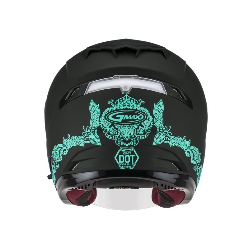 SOL GMAX OF-77 永恆 消光灰/綠 彩繪 3/4罩式 內墨片