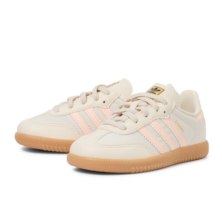 Adidas Originals Samba OG EL I 日本新款 奶油粉 奶油白 小童 童鞋 JH7600