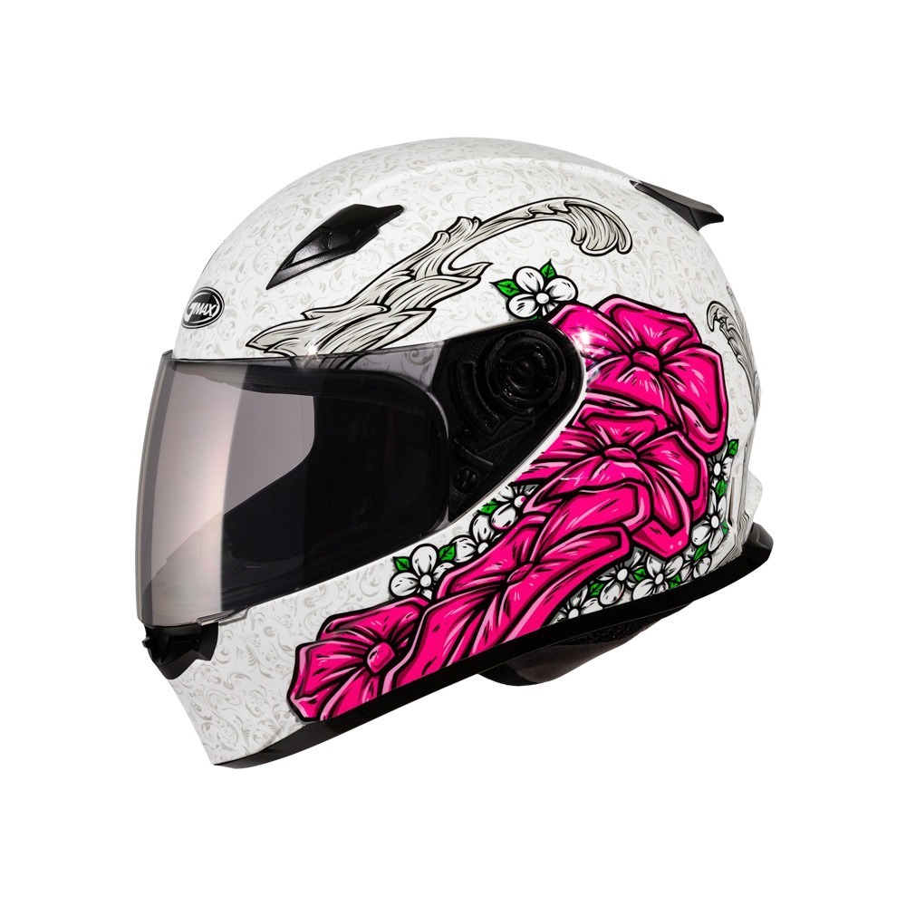 SOL GMAX FF-49 亞蘿 白/粉 彩繪 全罩式安全帽