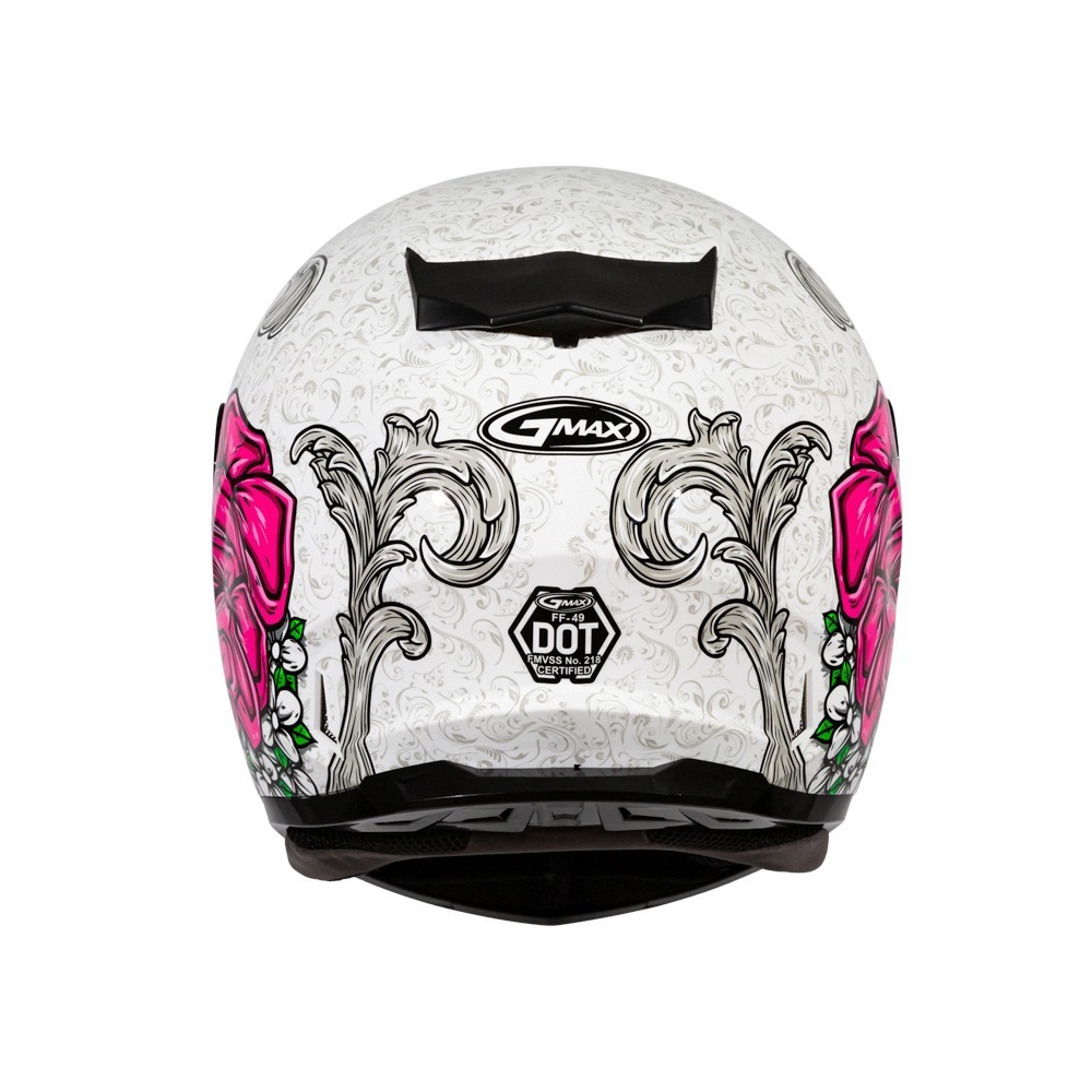 SOL GMAX FF-49 亞蘿 白/粉 彩繪 全罩式安全帽