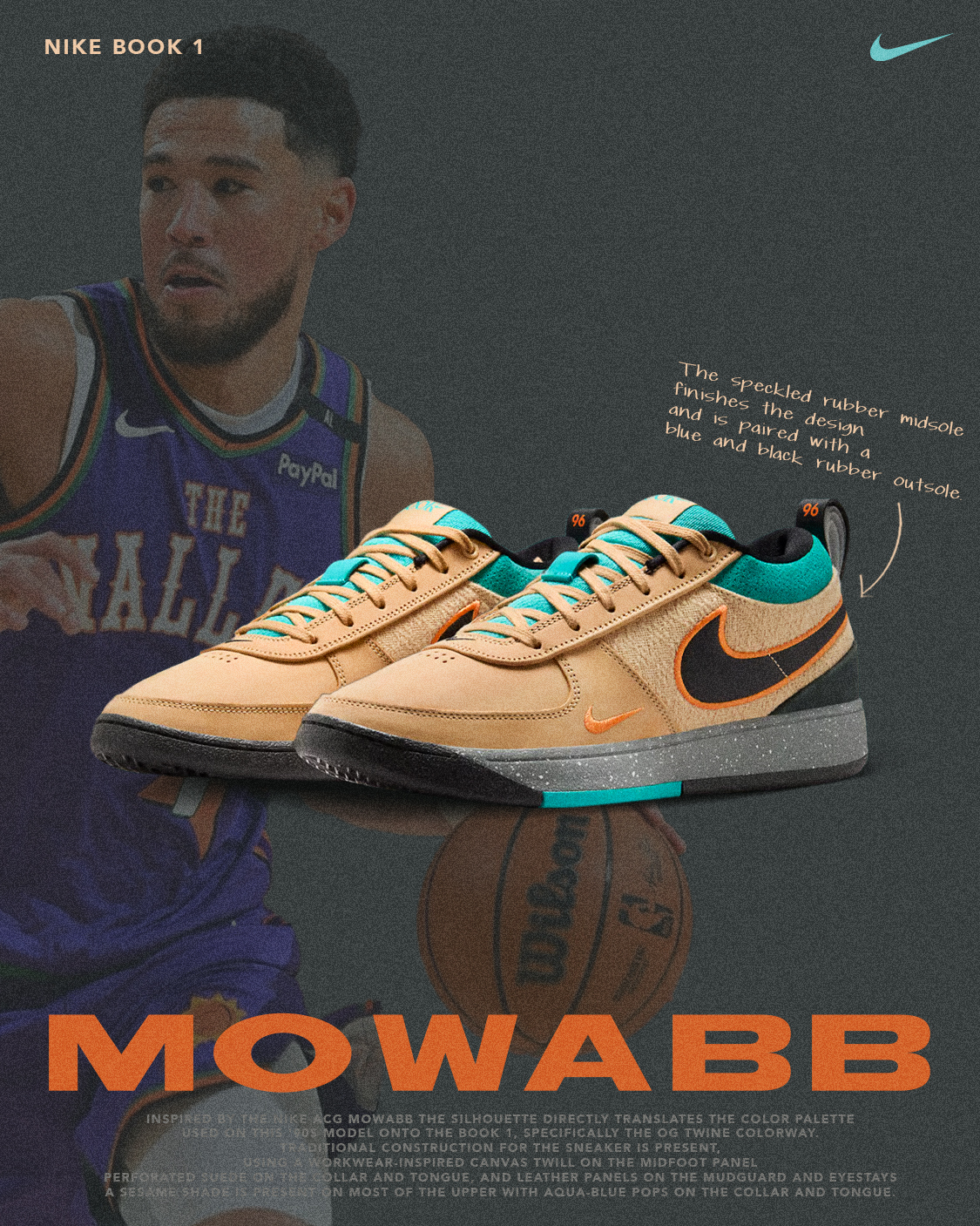 iSNEAKERS｜Nike Book 1 "Mowabb" 猶他沙漠 IF2405-200
