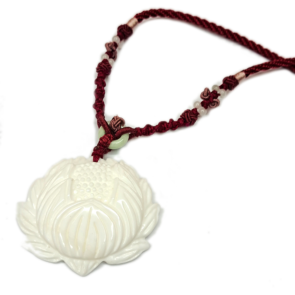 白蓮花{硨磲}項鍊【十方】139569