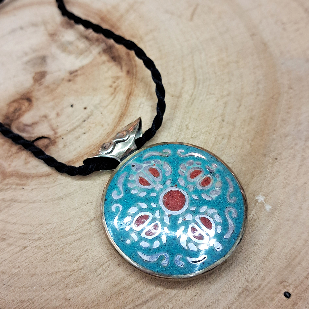 佛眼&十字杵黑繩項鍊【十方】140441