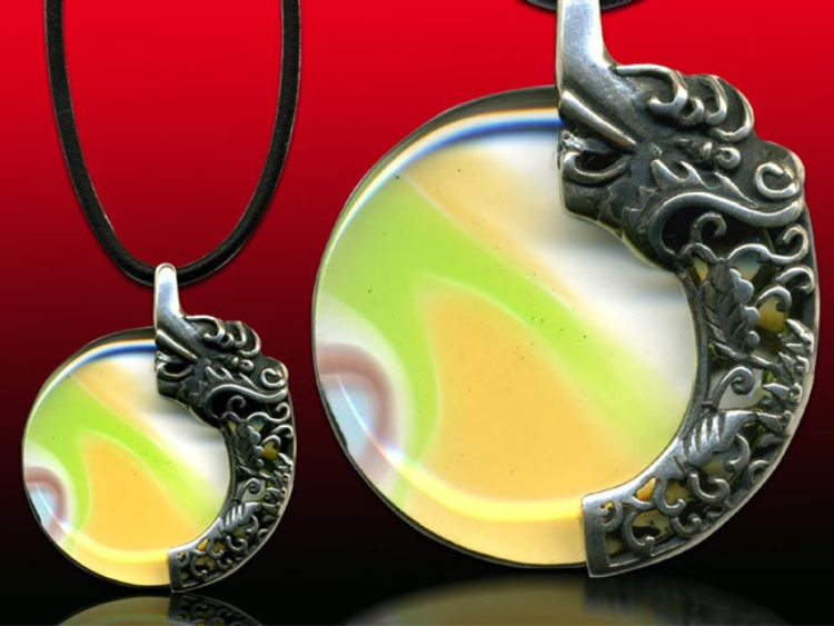 鹿港窯水晶琉璃|王道銀飾項鍊 王者風範自信非凡開運納福