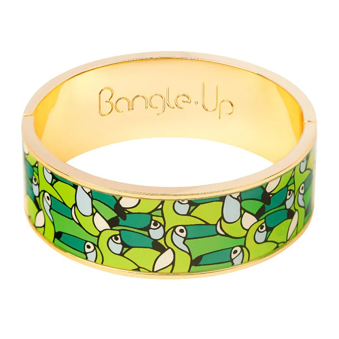 1BU0317-043 BANGLEUP Armband Jangala Bracelet Green Flash #BUP19-JAN-BFA56 (A-K11-E)