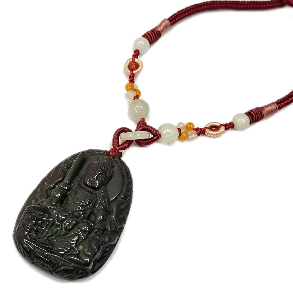 文殊菩薩黑曜石項鍊【十方】142628