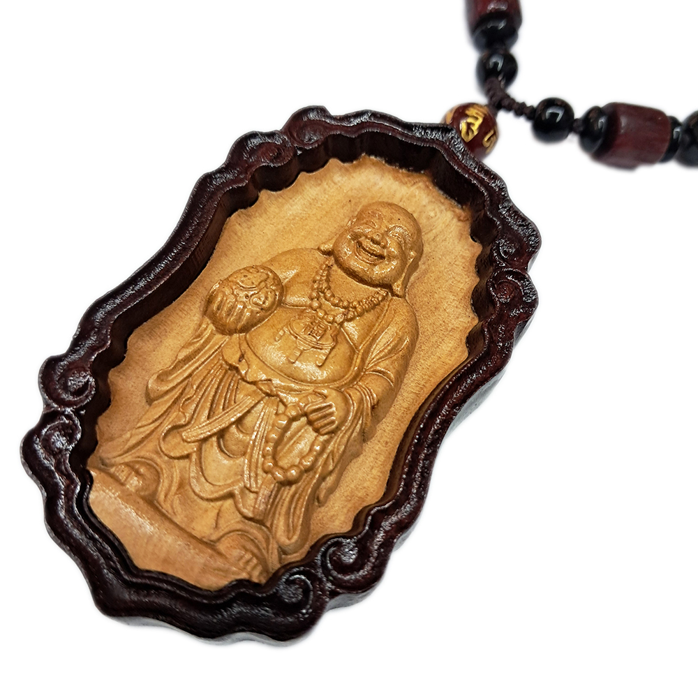 彌勒佛{黃陽木}項鍊【十方】142866