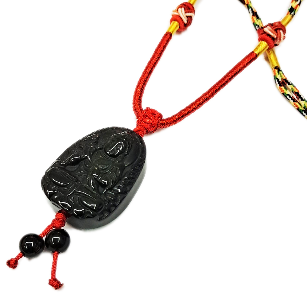 大勢至菩薩{彩虹黑曜石}項鍊【十方】147915