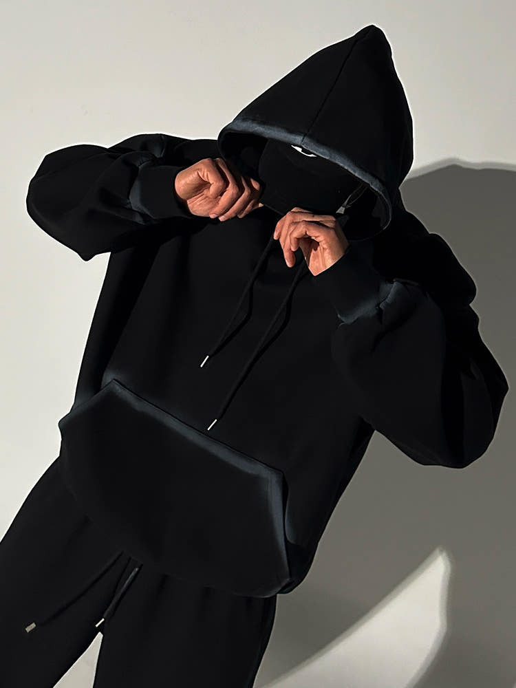 Line Spray 寬鬆連帽衫