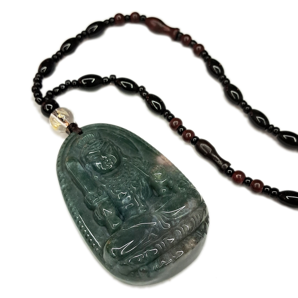 不動明王 七彩玉+中國結項鍊【十方】149017