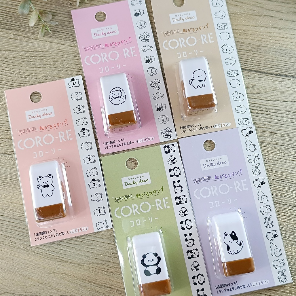 日本KAMIO．CORO-RE 連續滾輪印章 共五款