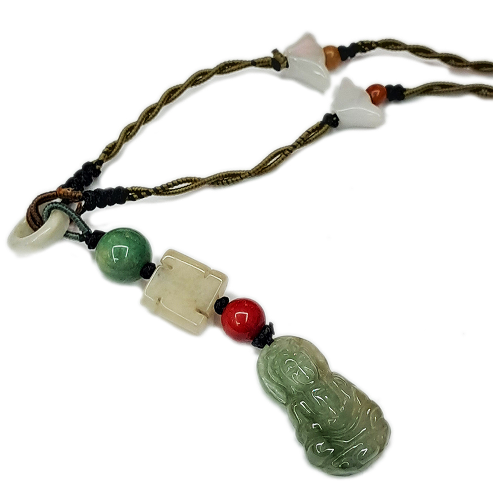 玉觀音卍{微型}中國結項鍊【十方】150571